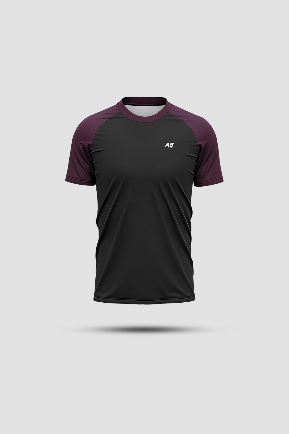 Camiseta Negra con Vinotinto