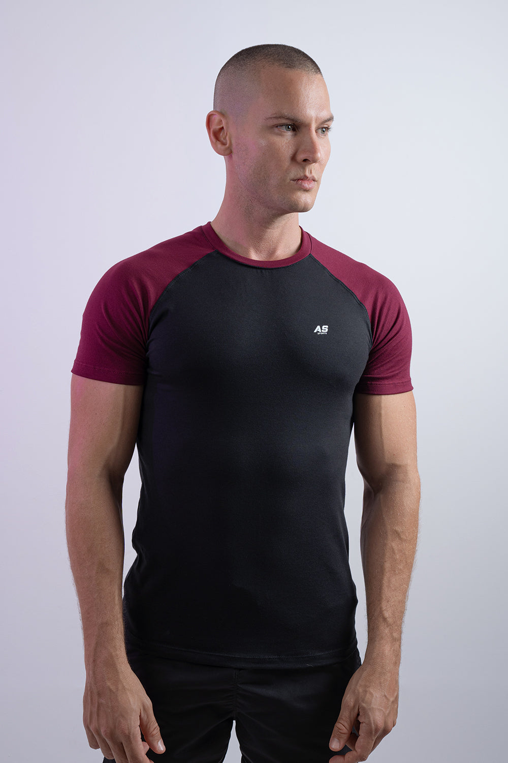 Camiseta Negra con Vinotinto