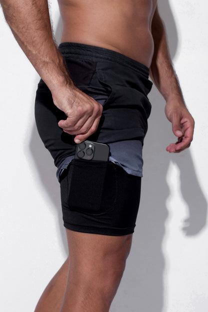 Pantaloneta Degradé Negro