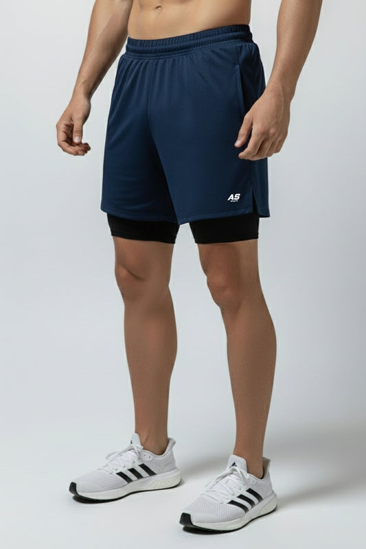 Pantaloneta Ultraflex DRY-FIT Azul