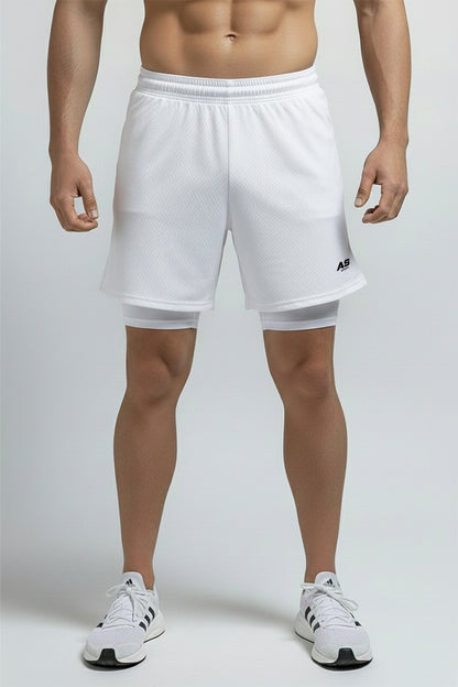 Pantaloneta Ultraflex DRY-FIT Blanco