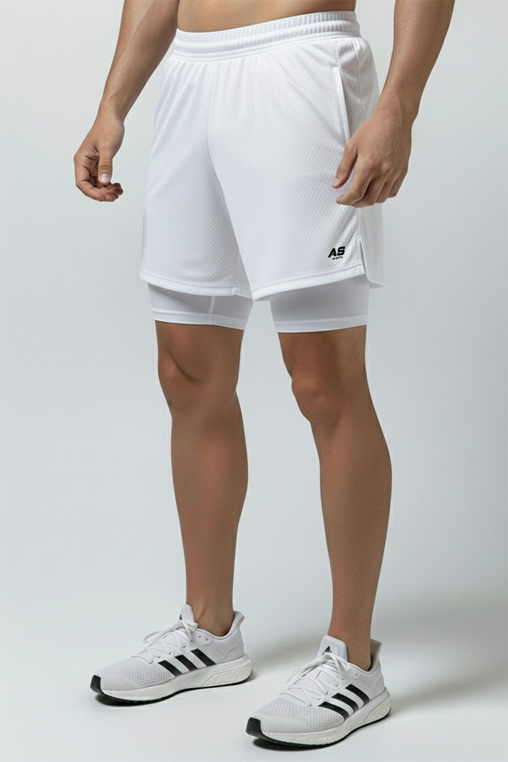 Pantaloneta Ultraflex DRY-FIT Blanco