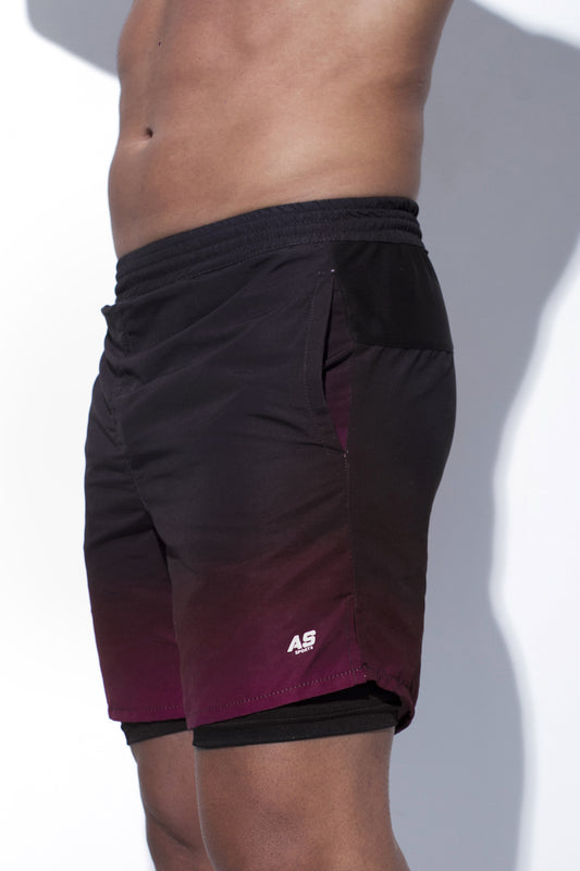 Pantaloneta Degradé Vinotinto