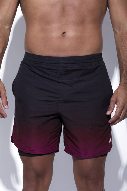 Pantaloneta Degradé Vinotinto