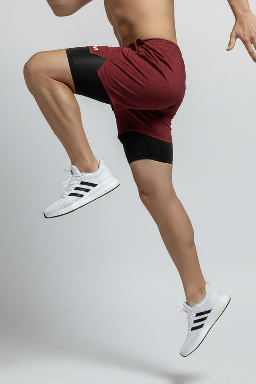 Pantaloneta Ultraflex DRY-FIT Vinotinto