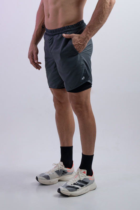 Pantaloneta Gris Oscuro