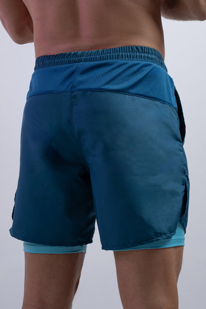 Pantaloneta Oil Blue
